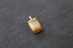 TABULA 013 · Multi-Colour — nephrite jade pendant, detail