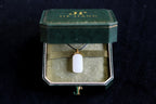 TABULA 018 · Suet White — nephrite jade pendant, in the box