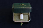 TABULA 019 · Suet White — nephrite jade pendant, in the box